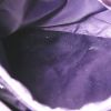 Bolso de mano en lona y cuero violeta - Detail D3 thumbnail
