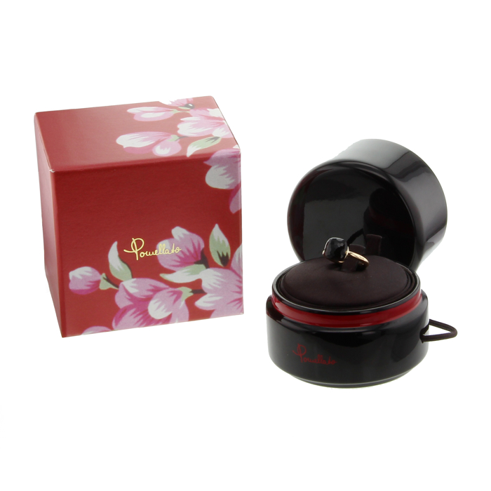 Pomellato bague Nudo en or rose et quartz fumé - Detail D1