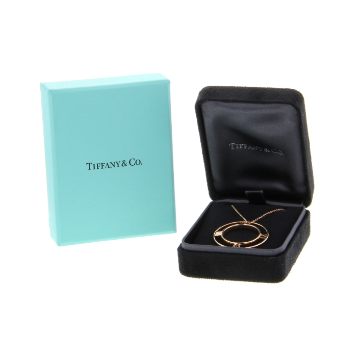 Tiffany & Co pendentif Atlas en or rose - Detail D1