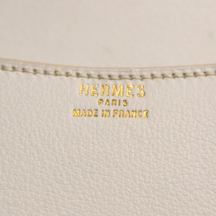 Bolso para llevar al hombro Lift en cuero blanco - Detail D3