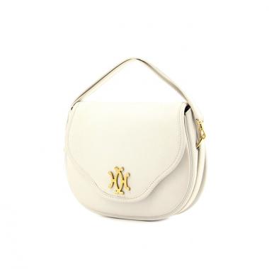 Borsa a spalla Lift in pelle bianca
