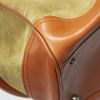 Balenciaga en toile, daim beige et cuir cognac - Detail D4 thumbnail