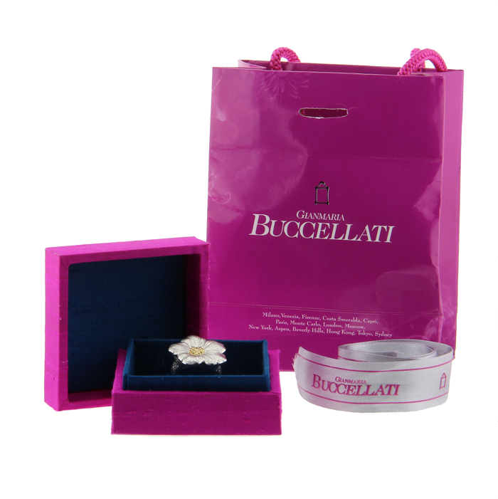 Buccellati silver and yellow gold ring - Detail D1