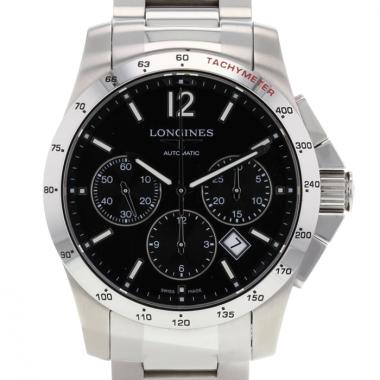 Montre Longines chronographe Column- Wheel en acier Ref : 27434566 Vers 2012