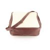 Hermes in beige canvas and brown leather - 360 Back thumbnail