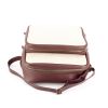 Hermes in beige canvas and brown leather - 360 Front thumbnail