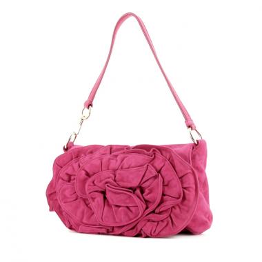  Yves Saint-Laurent in pink suede