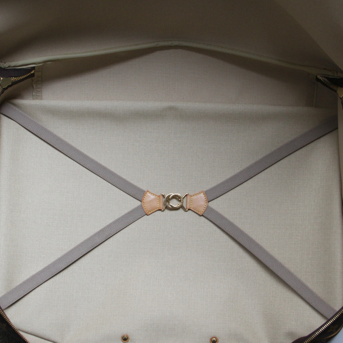 Louis Vuitton Alizé 50 cm en toile monogram et cuir naturel - Detail D2
