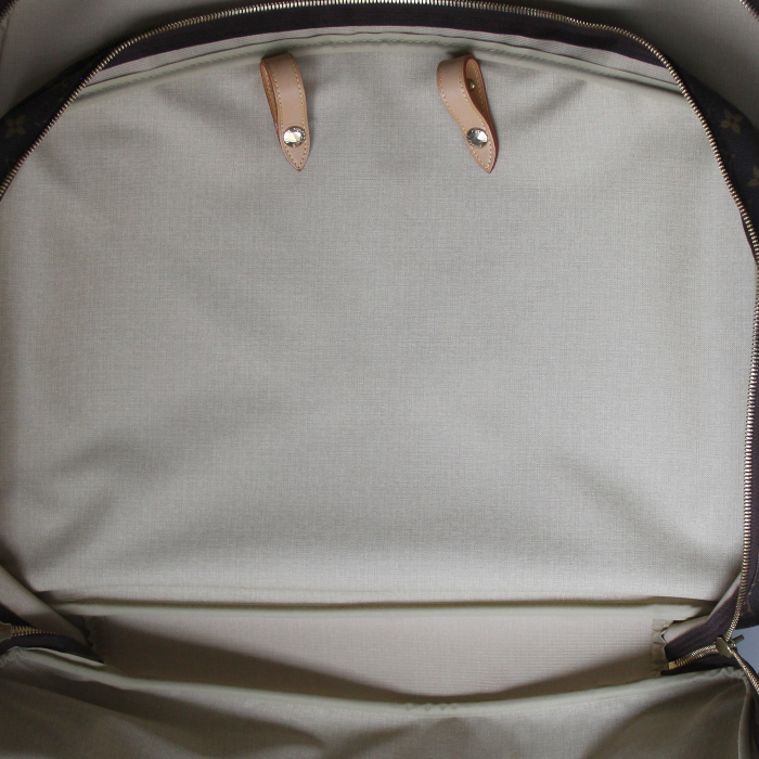 Louis Vuitton Alizé 50 cm en toile monogram et cuir naturel - Detail D3