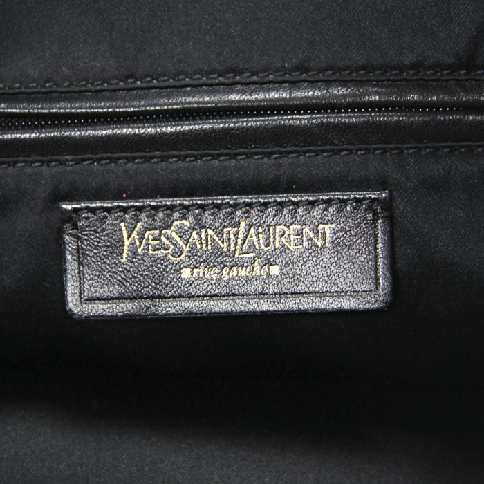 Bolso Cabás en lona beige y cuero dorado - Detail D3