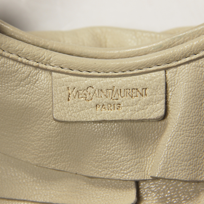 Borsa Saint-Tropez modello piccolo in pelle beige - Detail D4