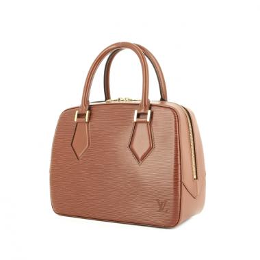 Louis Vuitton Sablons en cuir épi cognac