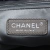 Chanel Shopping in black leather and black tweed - Detail D3 thumbnail
