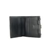 Christian Dior portefeuille en cuir matelassé noir - Detail D1 thumbnail