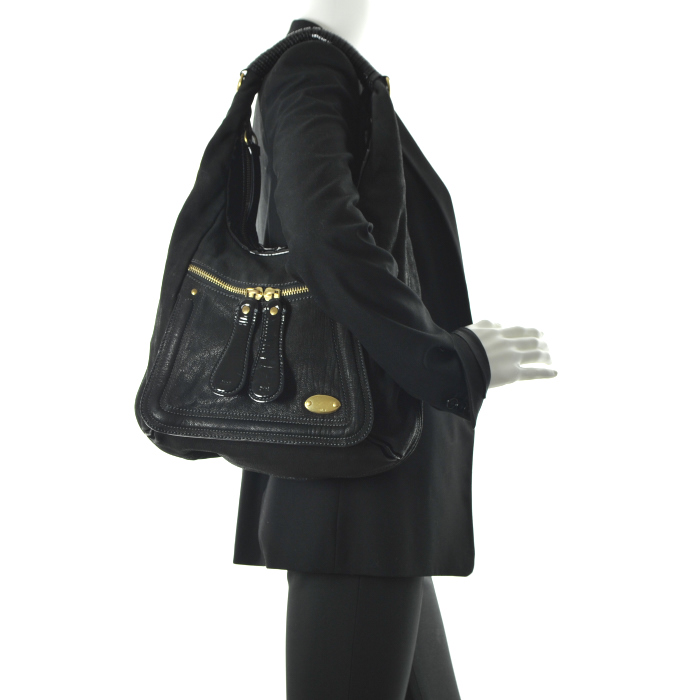 Chloé in black leather  - Detail D1