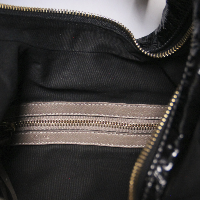 Chloé in black leather  - Detail D3