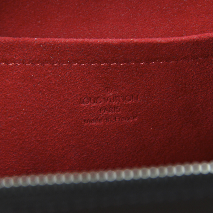 Louis Vuitton in tartan canvas and brown leather - Detail D3