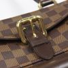 Louis Vuitton in tartan canvas and brown leather - Detail D5 thumbnail