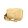 Chanel Camera in beige quilted leather and gilt metal hardware - 00pp thumbnail