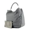 Yves Saint Laurent Roady in grey leather and stingray handle - 00pp thumbnail