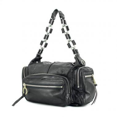 Borsa Betty in pelle nera
