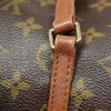 Papillon handbag in monogram canvas and brown leather - Detail D3 thumbnail