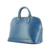 Louis Vuitton Alma en cuir épi bleu - 00pp thumbnail