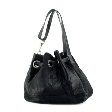 Borsa Dior Shopping in puledro nero