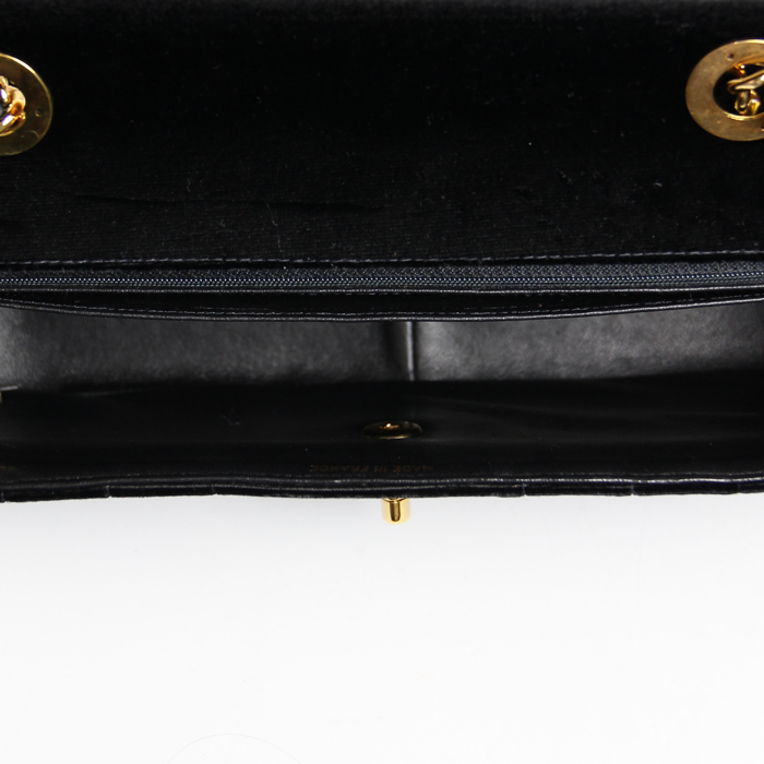 Chanel Jumbo en velours noir - Detail D2