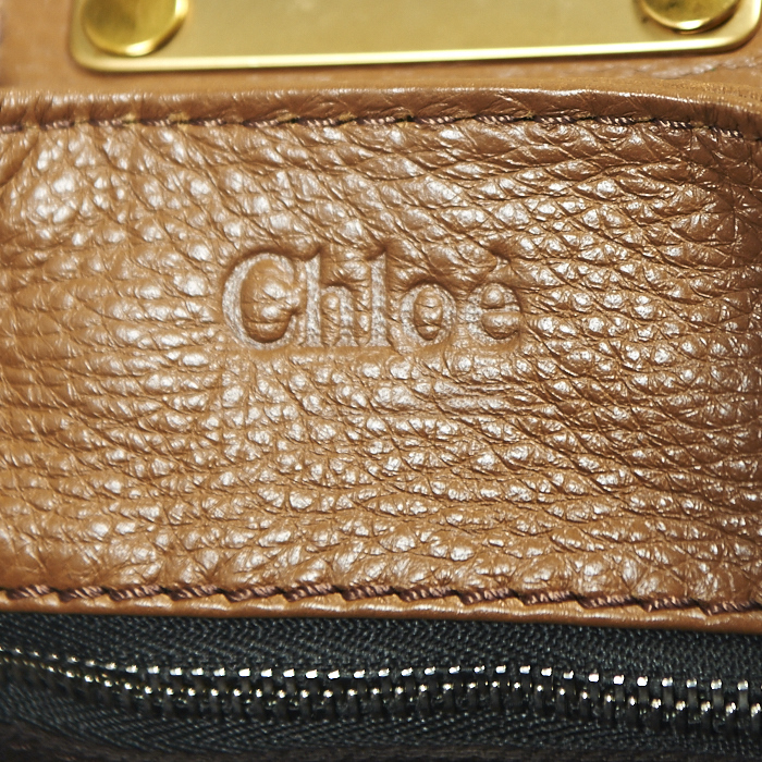 Chloé Paddington in brown leather - Detail D3