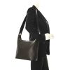 Shoulder bag in monogram canvas and black leather - Detail D1 thumbnail