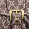 Celine Vintage Handbag in monogram canvas and purple leather - Detail D4 thumbnail