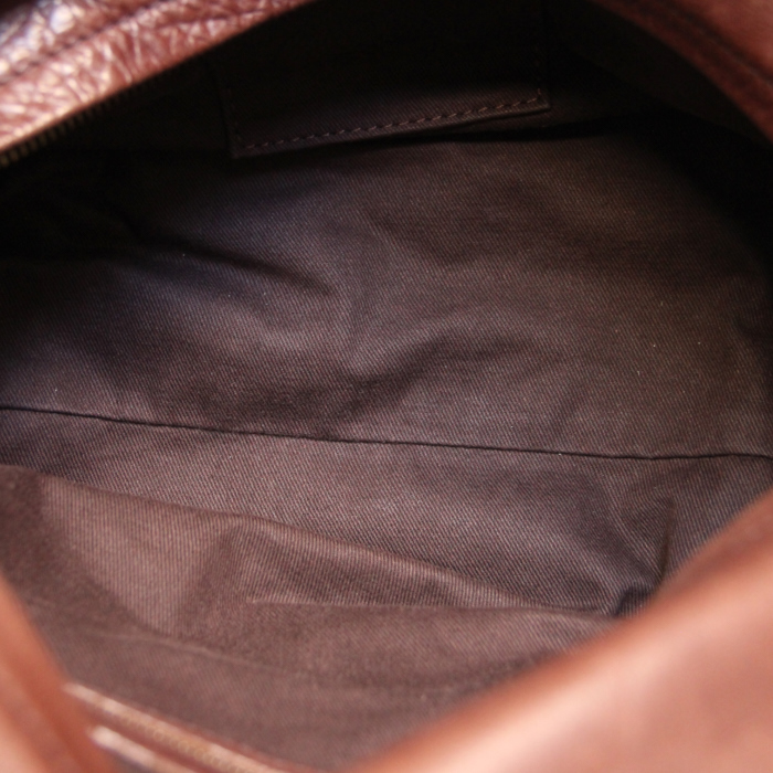 Chloé Silverado in brown leather - Detail D2