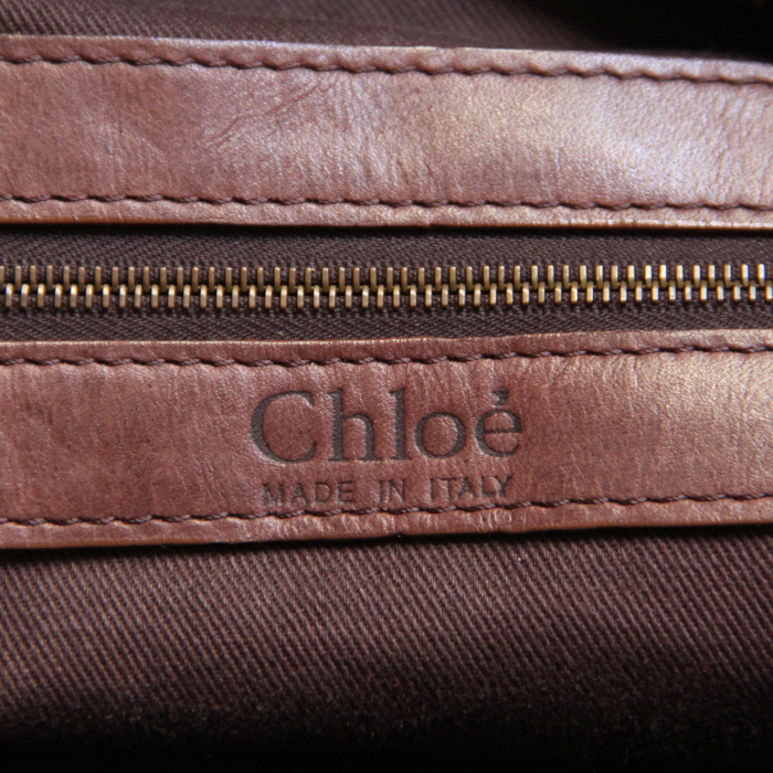 Chloé Silverado in brown leather - Detail D3