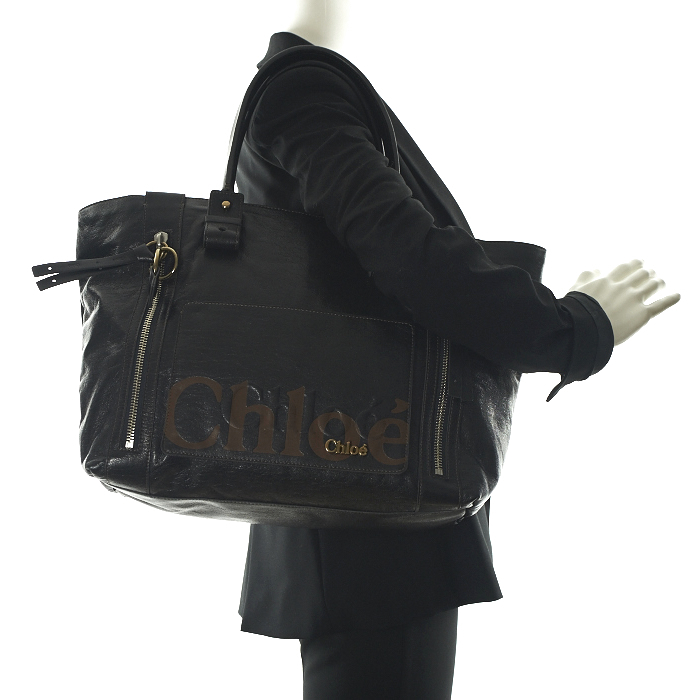 Chloé in black leather - Detail D1