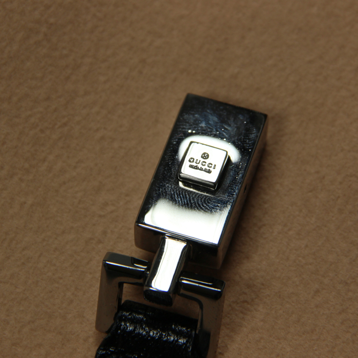 Bolso de mano Bardot en fieltro de lana beige y cuero negro - Detail D5