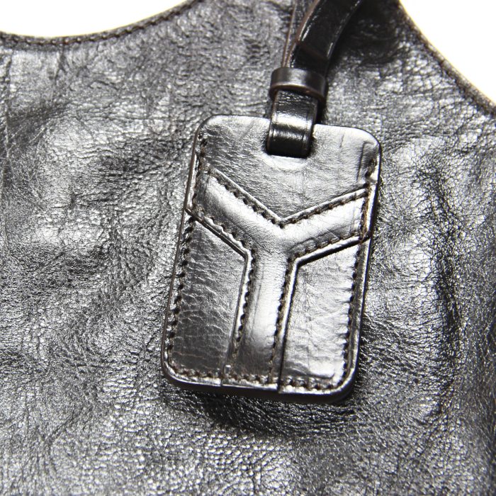 Yves Saint Laurent Tribute small model in brown leather - Detail D5
