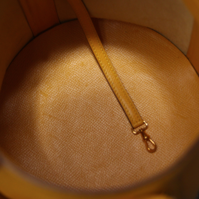 Hermès Farming in yellow leather - Detail D3