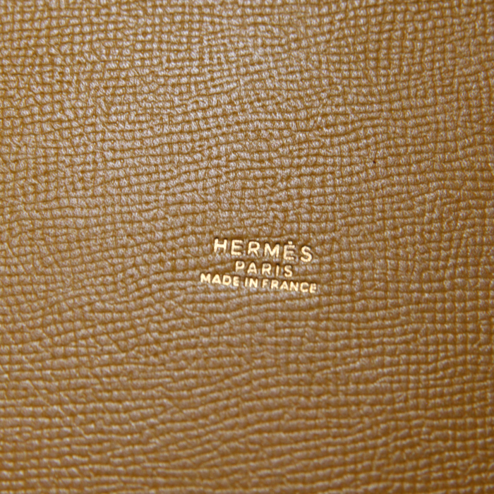 Hermès Farming in yellow leather - Detail D4