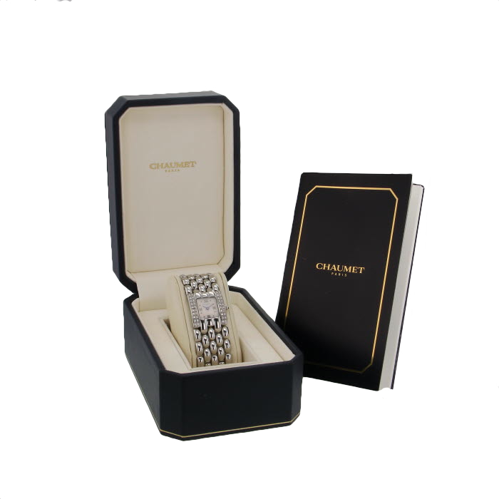 Reloj de pulsera Chaumet Khésis para mujer de acero y de diamantes - Detail D1