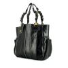Chloé Shopping bag in black leather - 00pp thumbnail