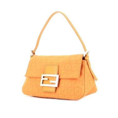 Borsa Big Mama in tela monogram arancione