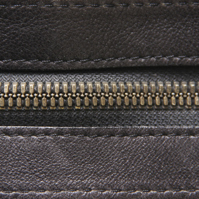 Bottega Veneta Travel bag in black leather - Detail D5