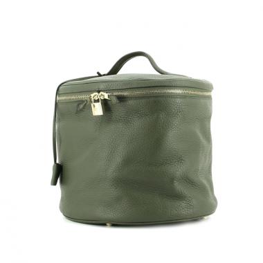 Hermès Vanity en cuir kaki