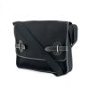 Hermes Buenaventura Handbag in black canvas - 00pp thumbnail