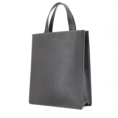 Shopping bag Hermes Tote in pelle marrone
