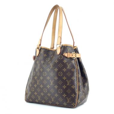 Louis Vuitton cabas en toile monogram et cuir naturel