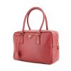 Shopping bag in pelle rossa Saffiano - 00pp thumbnail