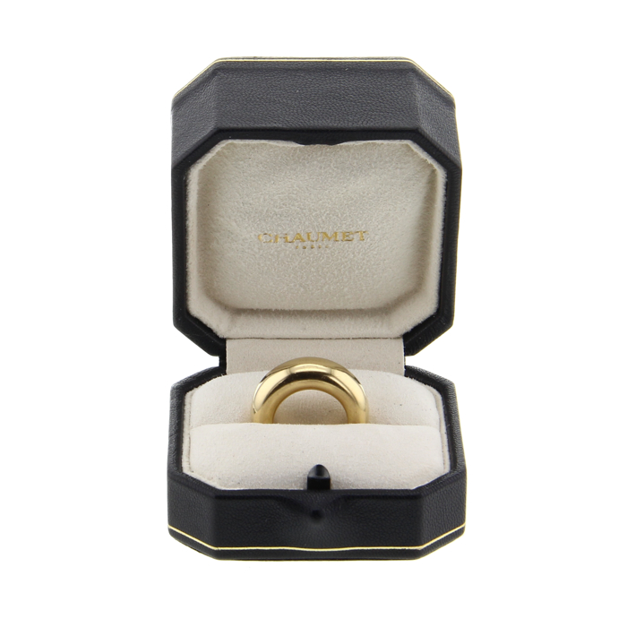 Chaumet yellow gold ring - Detail D1