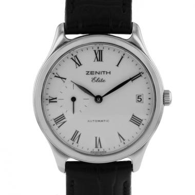 Montre Zenith Elite en acier Ref : 90/01 0040 680 vers 2000